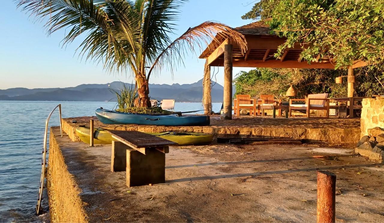 Villa Refugio Na Frente Do Mar Em Ilha De Araujo Parati Exterior foto
